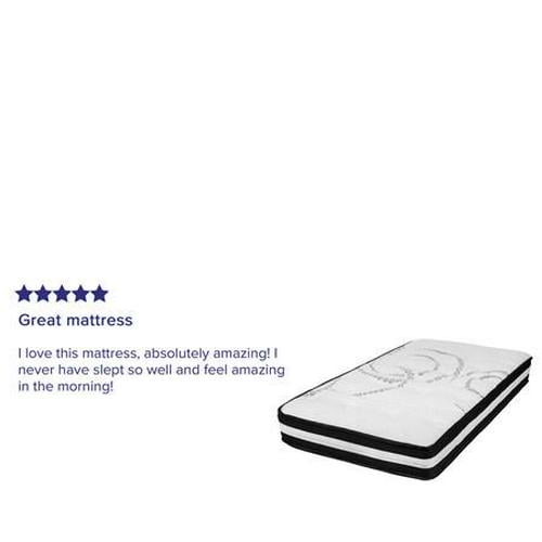 10 Hybrid Mattress, Twin Mattress in a Box