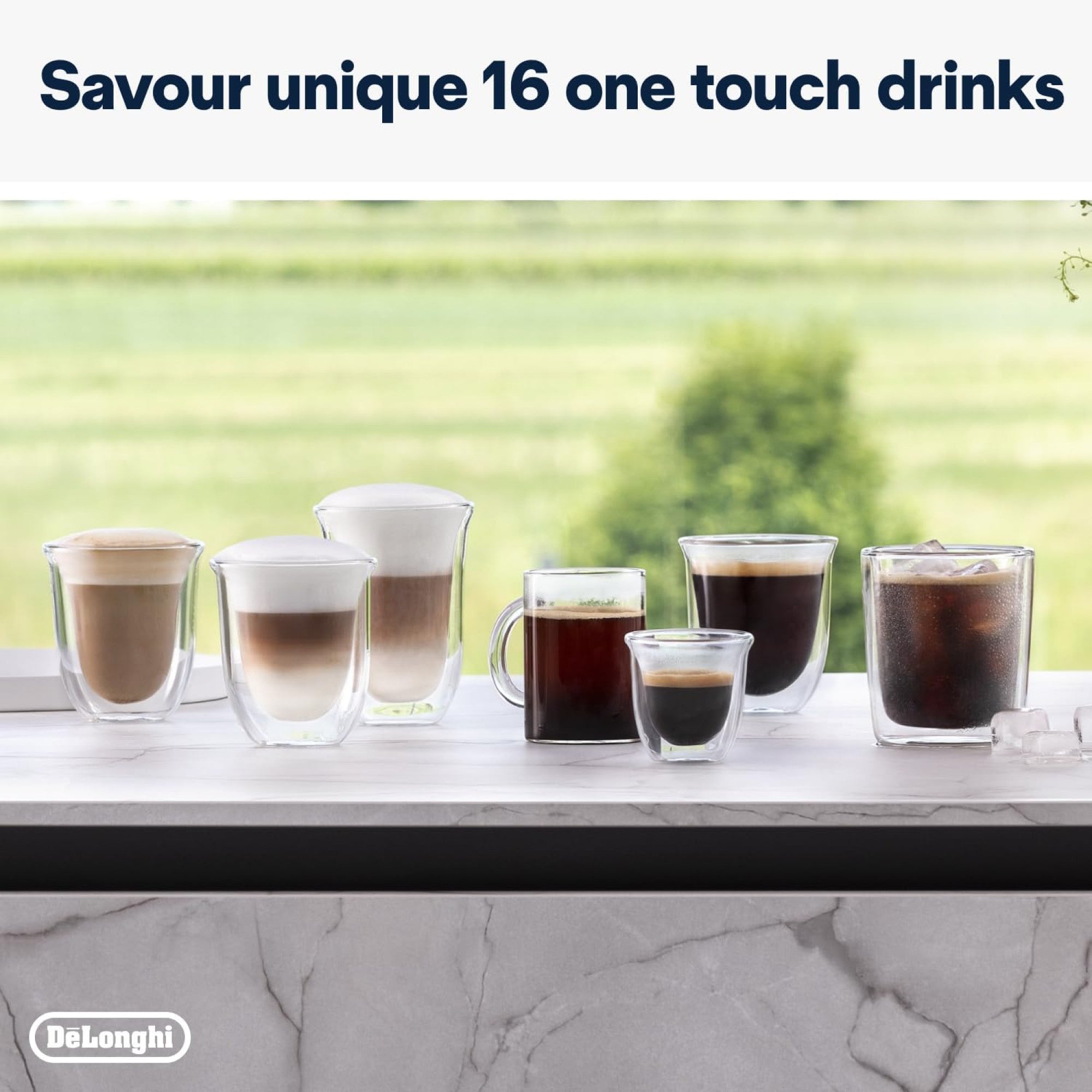 Perfetto Kaffeevollautomat Rivelia EXAM440.55.W - mit LatteCrema-Milchaufschäumer, 16 One-Touch-Getränke, farbiges Touch-Display, Extra-Shot-Funktion, Innovatives Bean-Switch System, Weiß