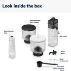 Perfetto Kaffeevollautomat Rivelia EXAM440.55.W - mit LatteCrema-Milchaufschäumer, 16 One-Touch-Getränke, farbiges Touch-Display, Extra-Shot-Funktion, Innovatives Bean-Switch System, Weiß